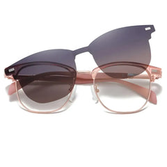 Dupont Gold-Pink-2 - Óculos Clip-On / Gafas Clip-On / Clip-On Glasses