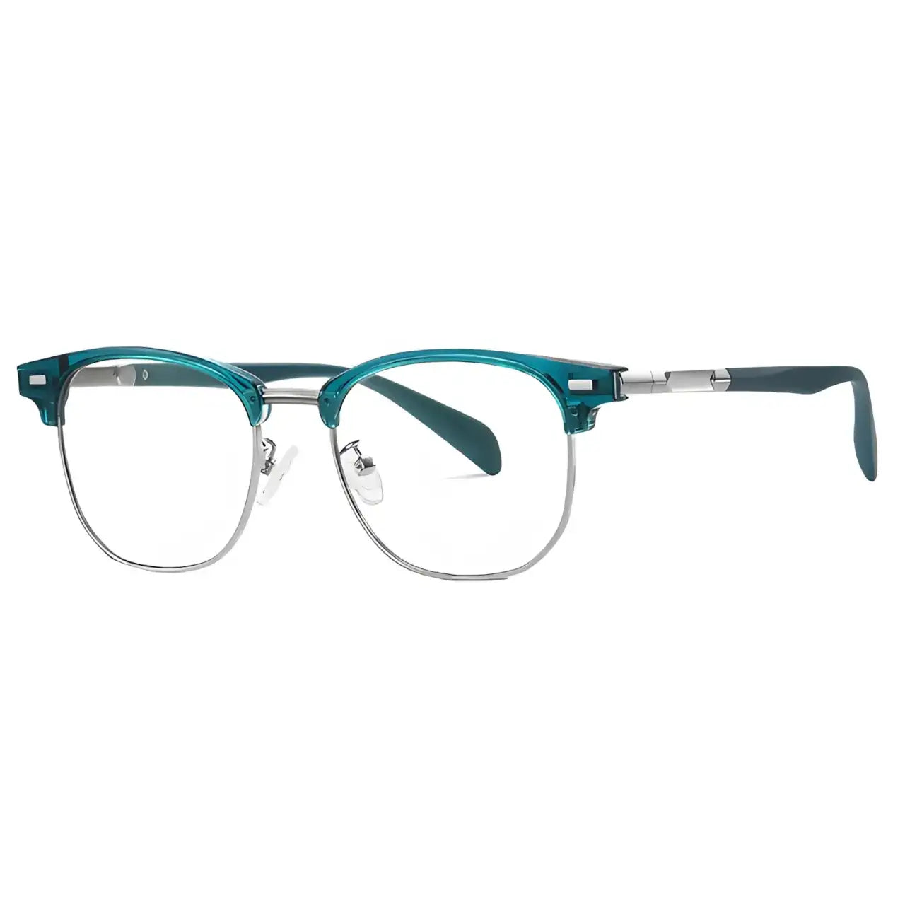 Dupont Silver-Green-1 - Óculos Clip-On / Gafas Clip-On / Clip-On Glasses