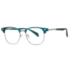 Dupont Silver-Green-1 - Óculos Clip-On / Gafas Clip-On / Clip-On Glasses