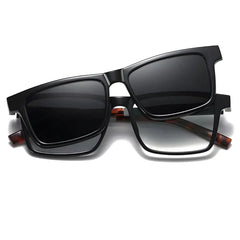 Jadhav Black-2 - Óculos Clip-On / Gafas Clip-On / Clip-On Glasses