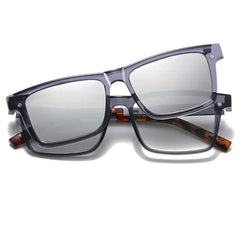 Jadhav Gray-2 - Óculos Clip-On / Gafas Clip-On / Clip-On Glasses