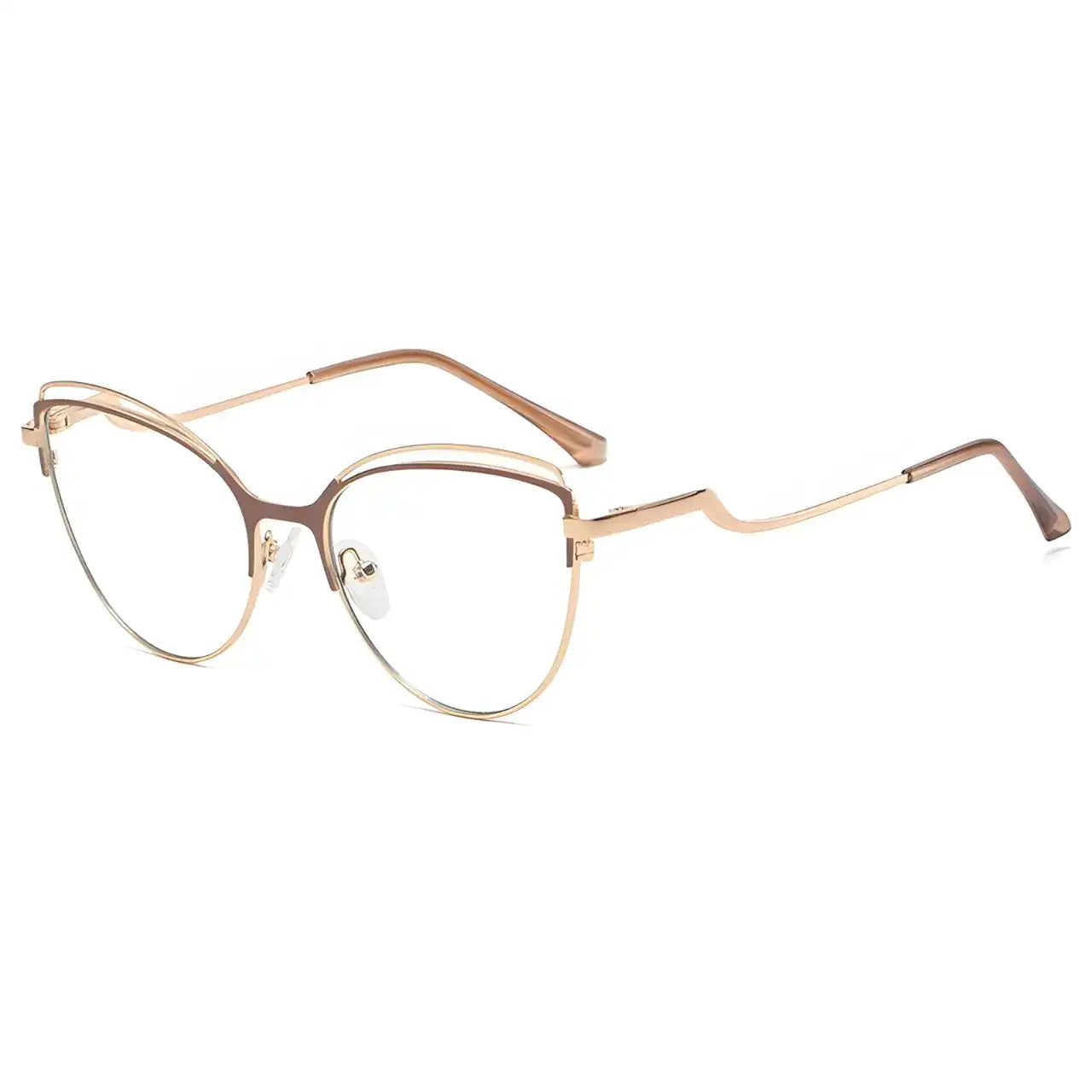 Kawamoto Gold-Brown - Óculos Anti Luz Azul / Gafas Anti Luz Azul / Blue Light Glasses