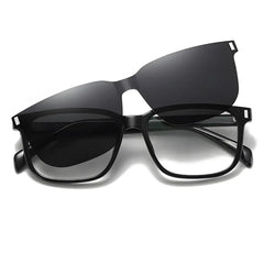 Liao Black-2 - Óculos Clip-On / Gafas Clip-On / Clip-On Glasses