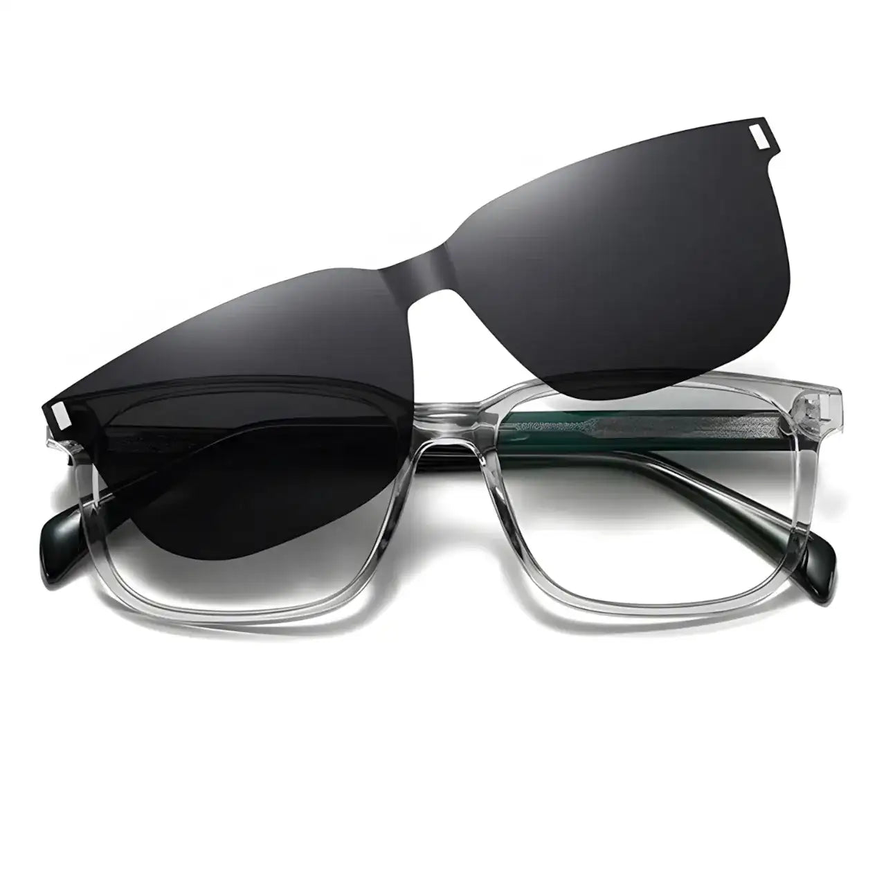 Liao Transparent-2 - Óculos Clip-On / Gafas Clip-On / Clip-On Glasses