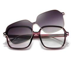 Perez Purple-2 - Óculos Clip-On / Gafas Clip-On / Clip-On Glasses