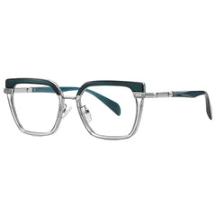 Quispe Green-Blue-1 - Óculos Clip-On / Gafas Clip-On / Clip-On Glasses