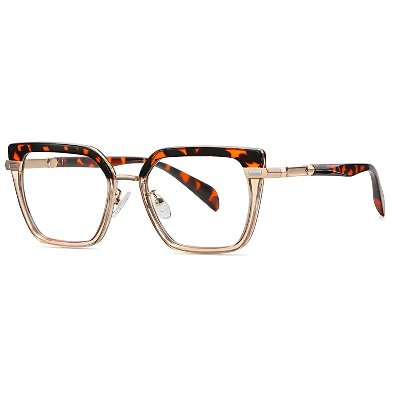 Quispe Leopard-Tea-1 - Óculos Clip-On / Gafas Clip-On / Clip-On Glasses