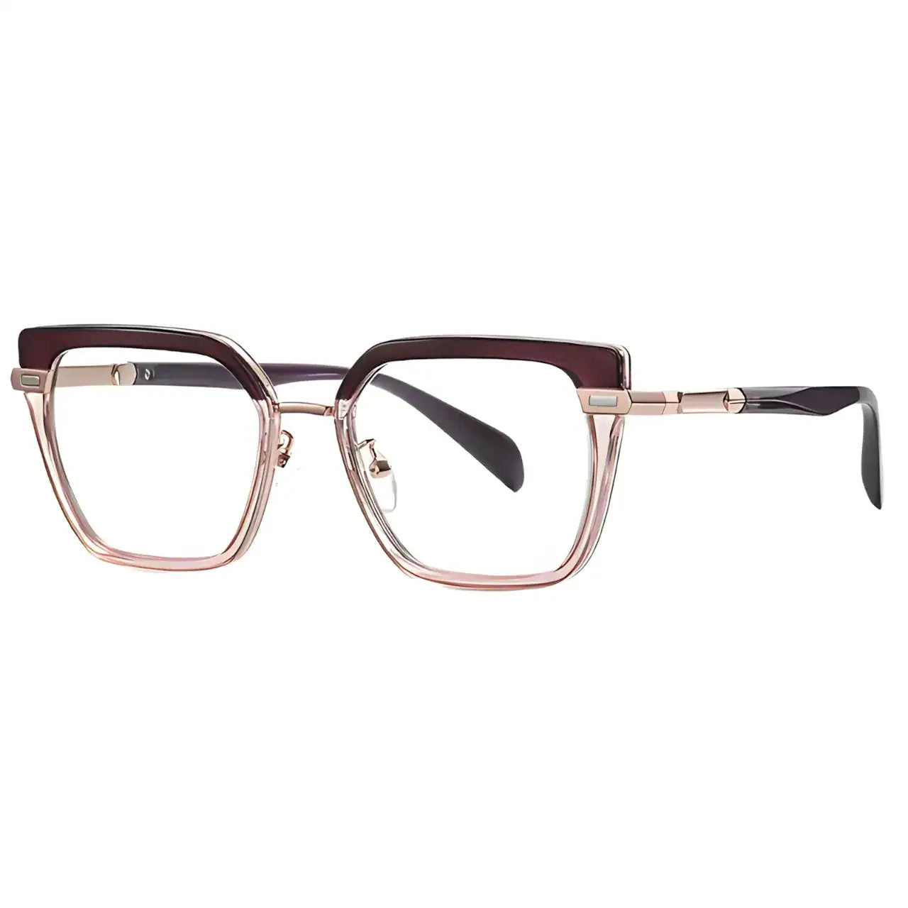 Quispe Purple-Pink-1 - Óculos Clip-On / Gafas Clip-On / Clip-On Glasses