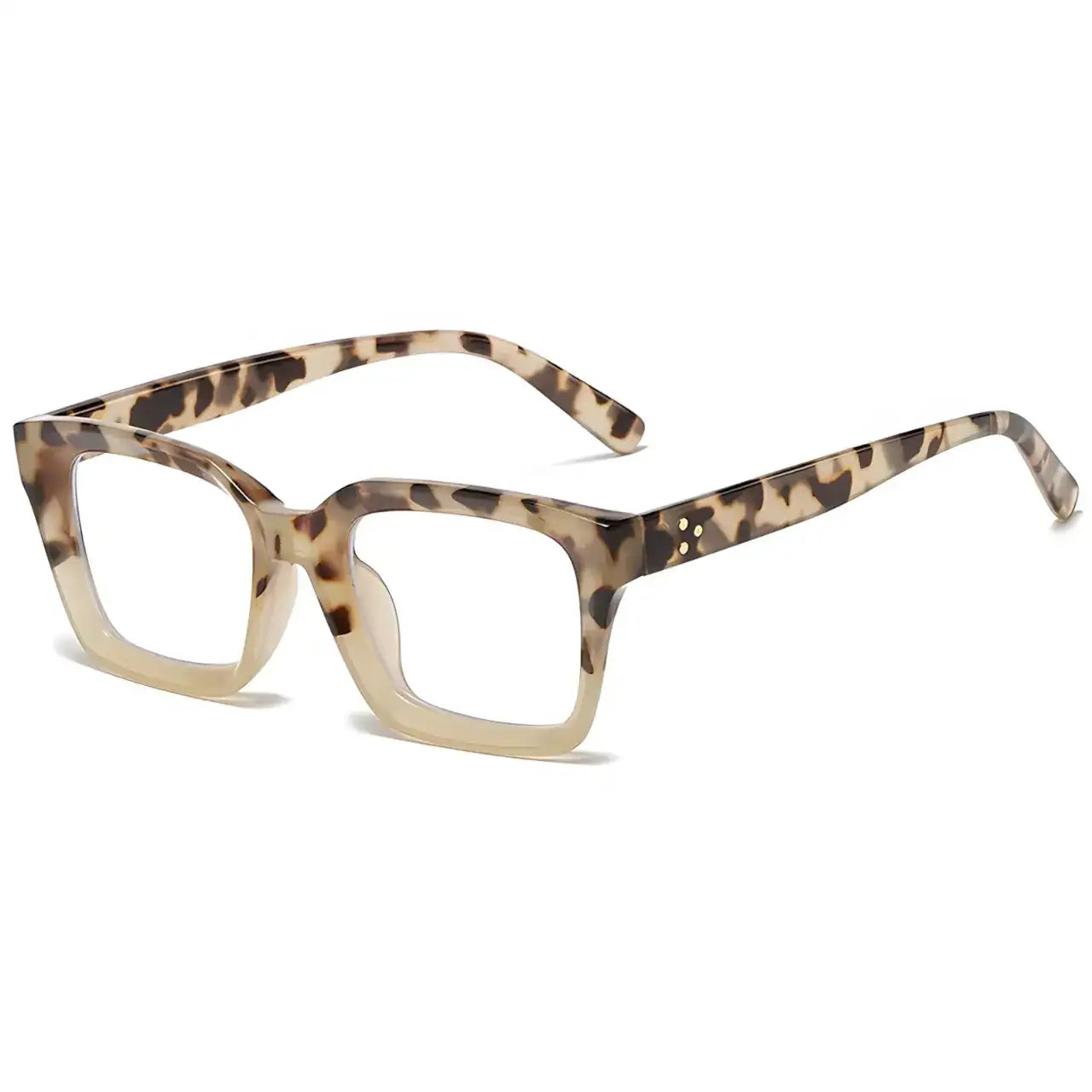 Samir Leopard-Beige - Óculos Anti Luz Azul / Gafas Anti Luz Azul / Blue Light Glasses