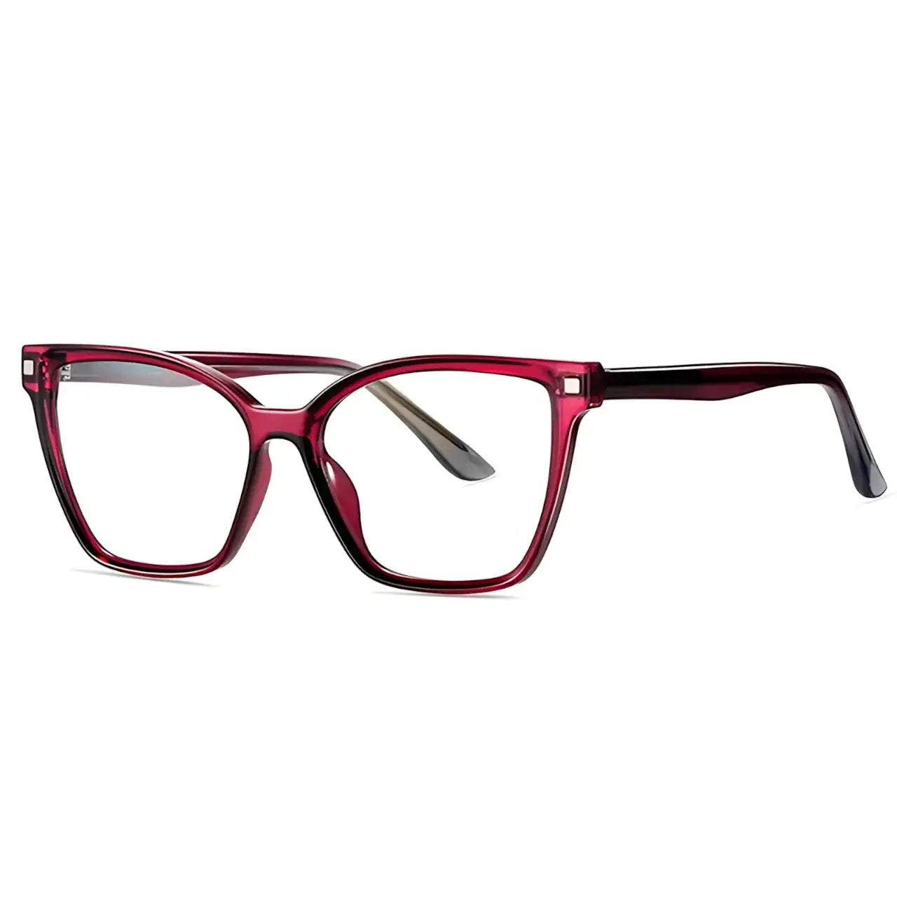 Yamada Silver-Red-1 - Óculos Clip-On / Gafas Clip-On / Clip-On Glasses