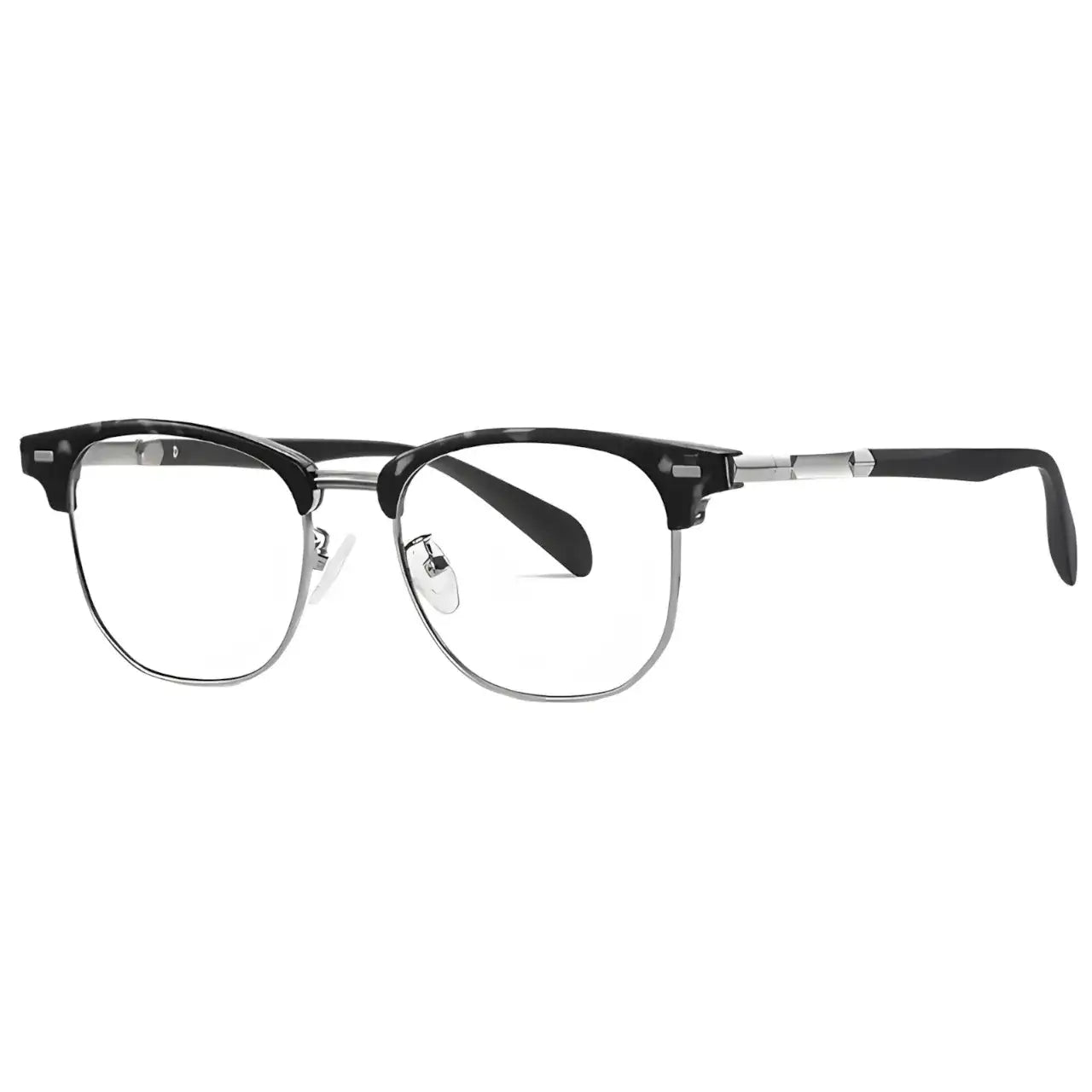 Dupont Silver-Black-1 - Óculos Clip-On / Gafas Clip-On / Clip-On Glasses