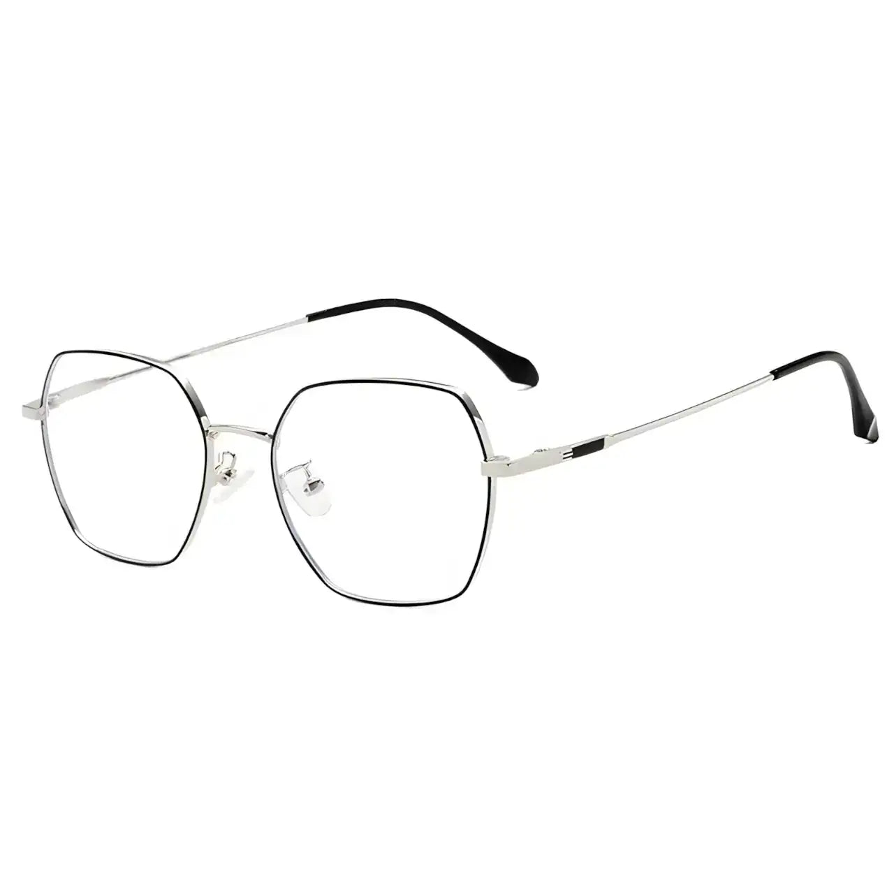 Malik Silver-Black - Óculos Anti Luz Azul / Gafas Anti Luz Azul / Blue Light Glasses