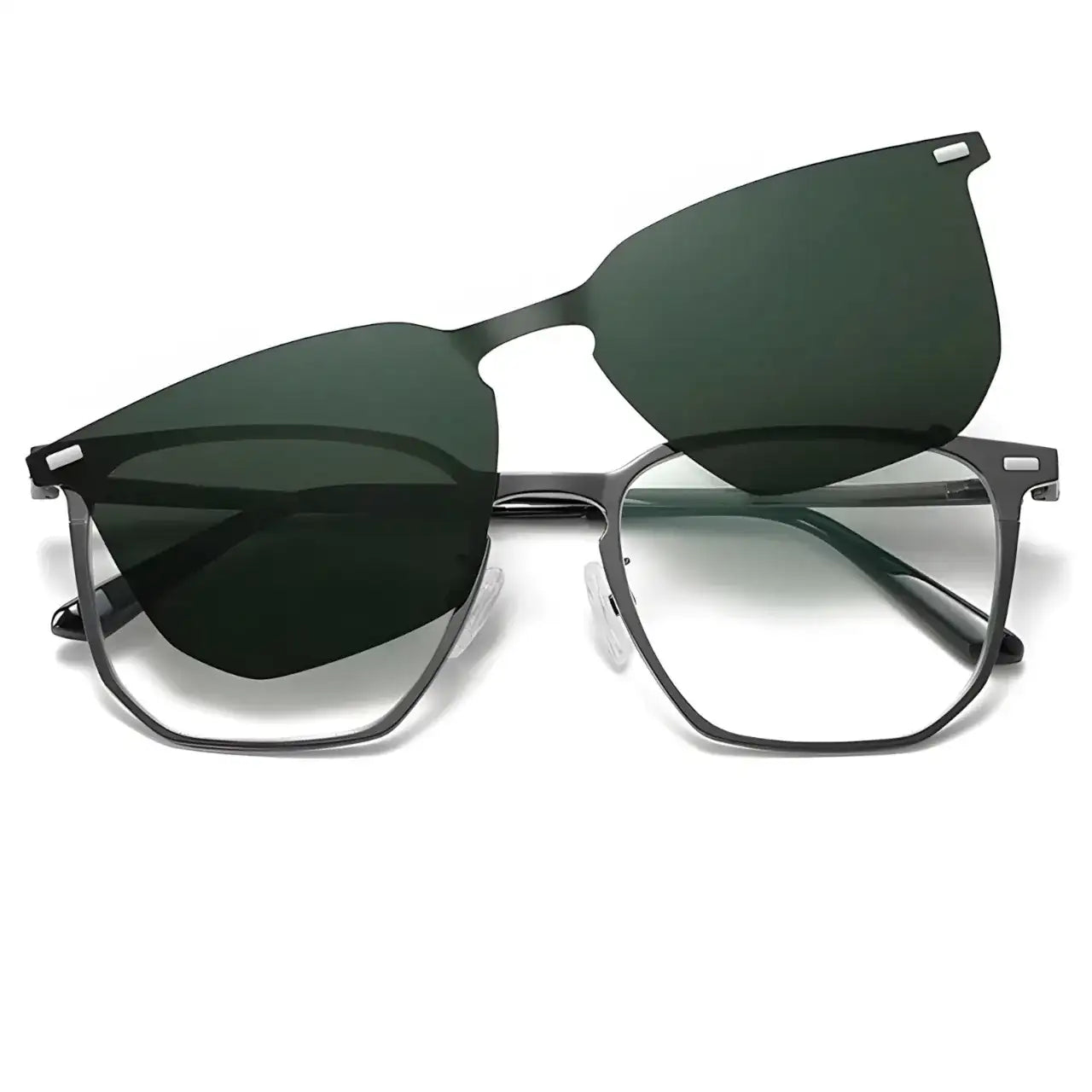Piazza Green-2 - Óculos Clip-On / Gafas Clip-On / Clip-On Glasses