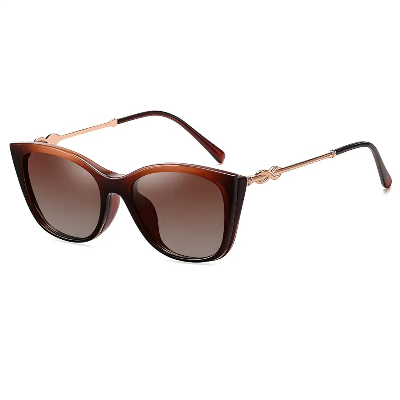 Saad Brown-1 - Óculos Clip-On / Gafas Clip-On / Clip-On Glasses