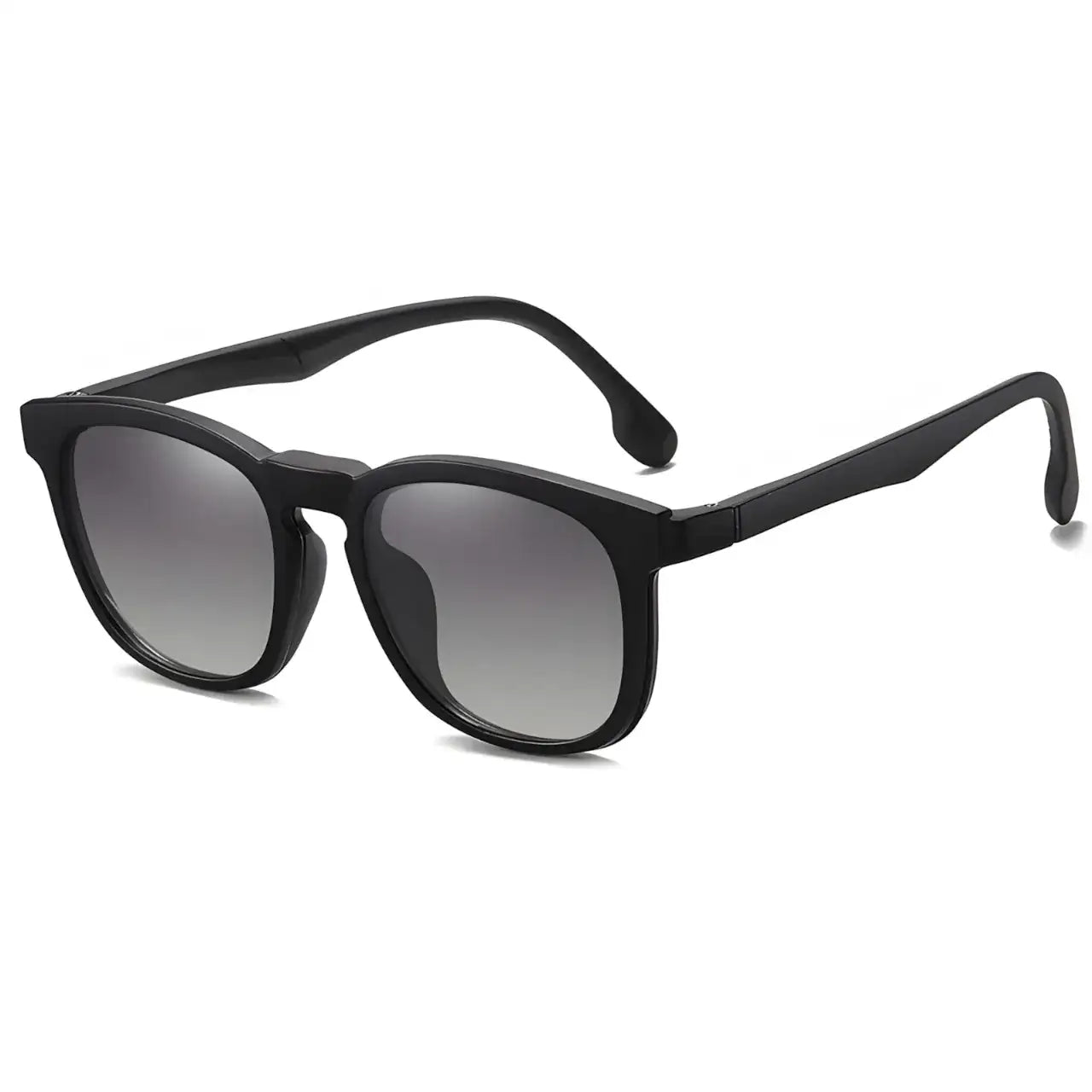 Uchoa Matte-Black-1 - Óculos Clip-On / Gafas Clip-On / Clip-On Glasses